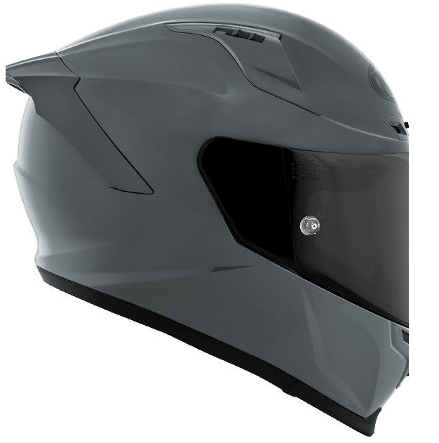 KYT Striker Plain GRL Gloss Grey Helmet