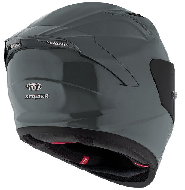 KYT Striker Plain GRL Gloss Grey Helmet