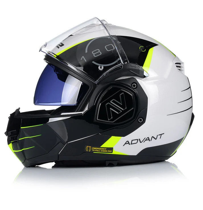 LS2 FF900 Valiant II Advant Codex-Gloss Black White Helmets