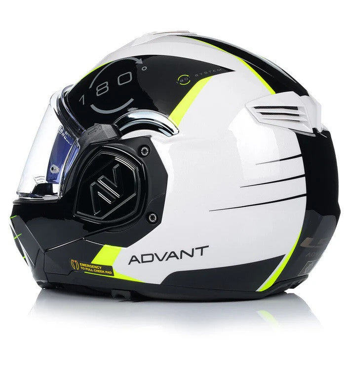 LS2 FF900 Valiant II Advant Codex-Gloss Black White Helmets