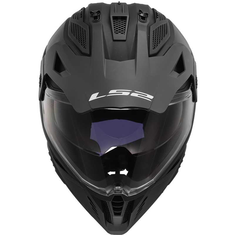 LS2 MX436 Pioneer II Solid Matt Black Helmet - 06