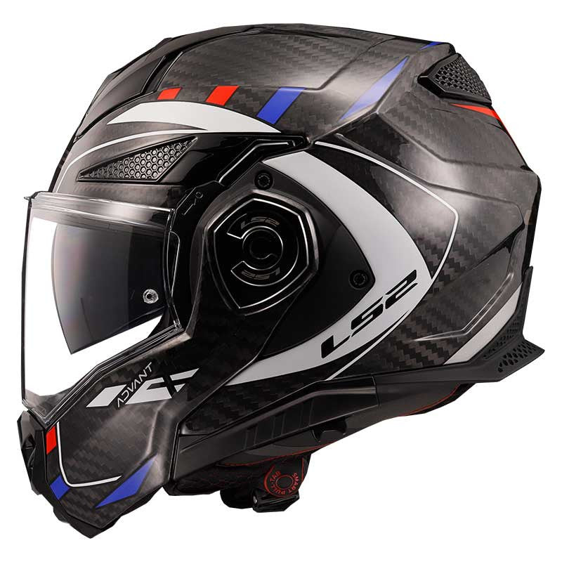 LS2 FF901 Advant XC Future GL White Blue Red Carbon Helmets