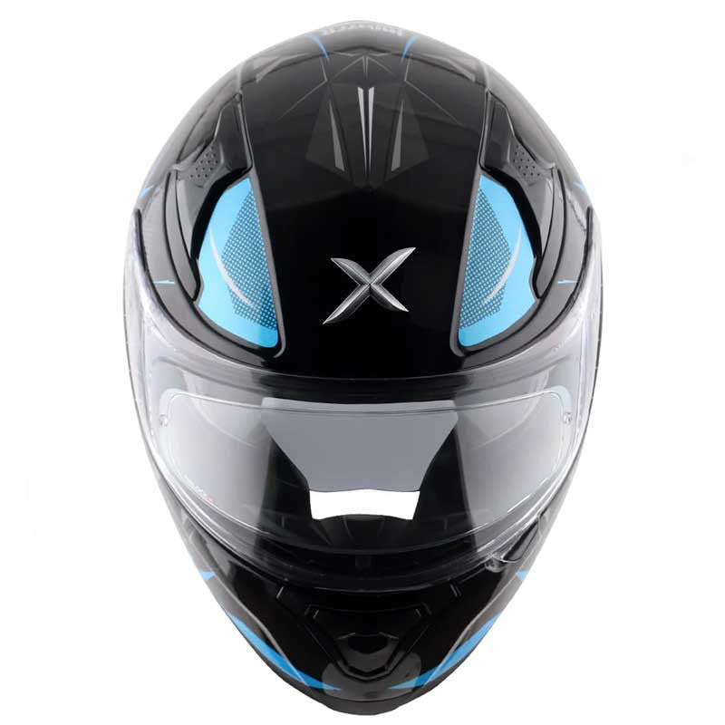 Axor Apex Hunter Neon Blue Helmet