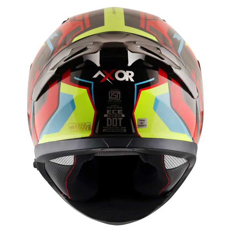 Axor Apex Roadtrip Black Red Helmet