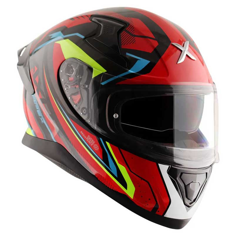 Axor Apex Roadtrip Black Red Helmet