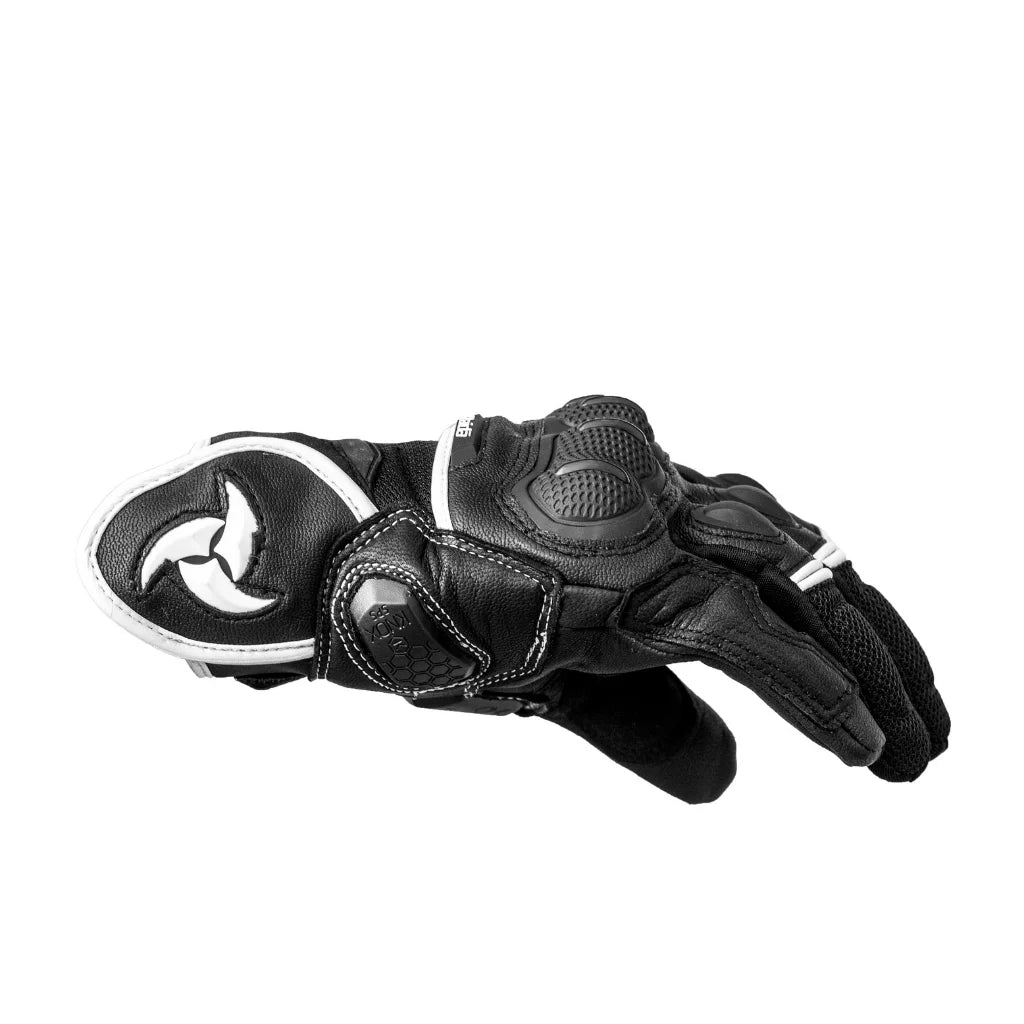 Raida AirWave Motorcycle White Gloves