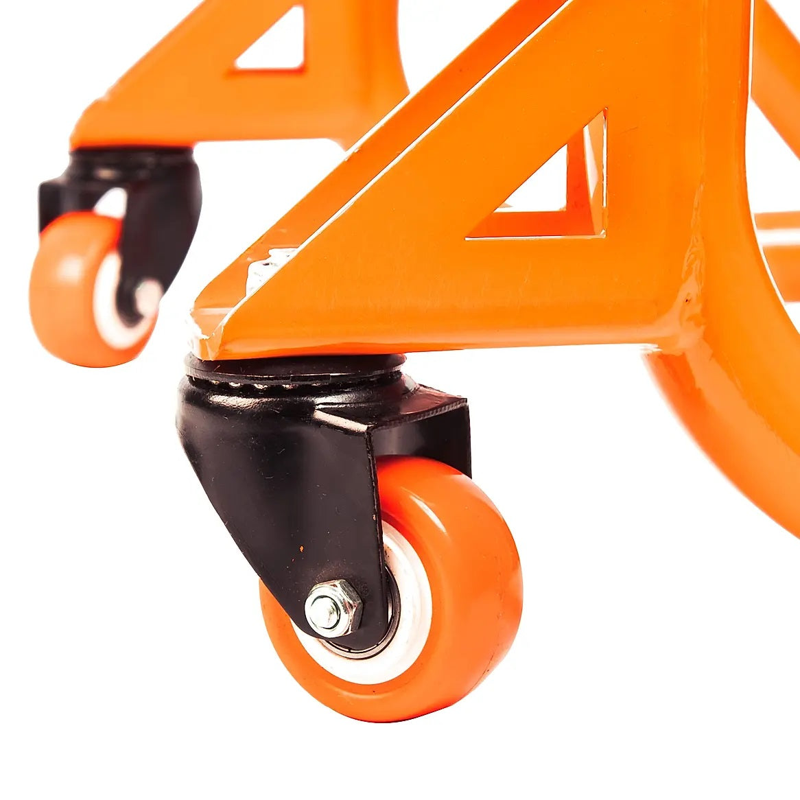 Rear Paddock Stand Dismantable with 360 Rotation- Black Orange-(Bike Wt upto: 280 kgs)