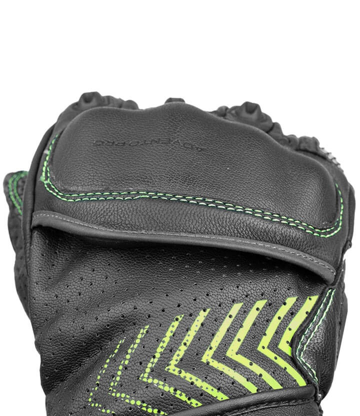 Rynox advento Pro Black HI-Viz Green Gloves