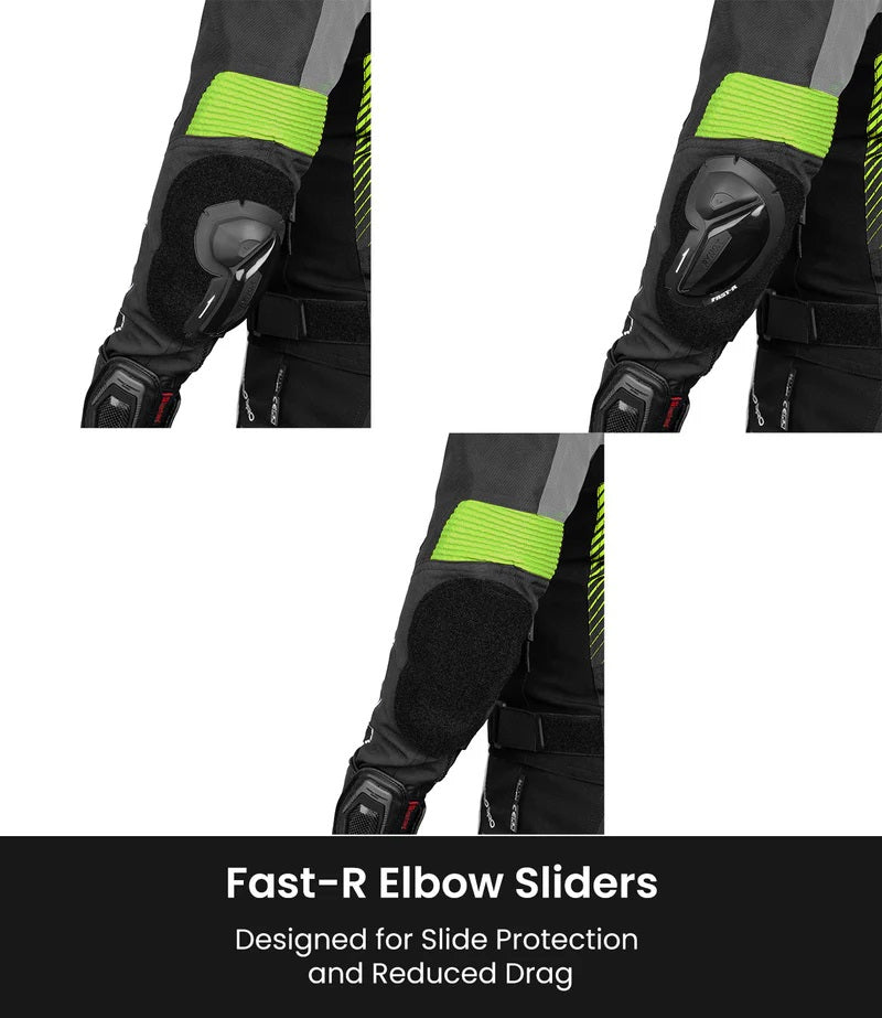RYNOX APEX EVO CE CERTIFIED CLASS AA JACKET (BLACK-HI-VIZ)