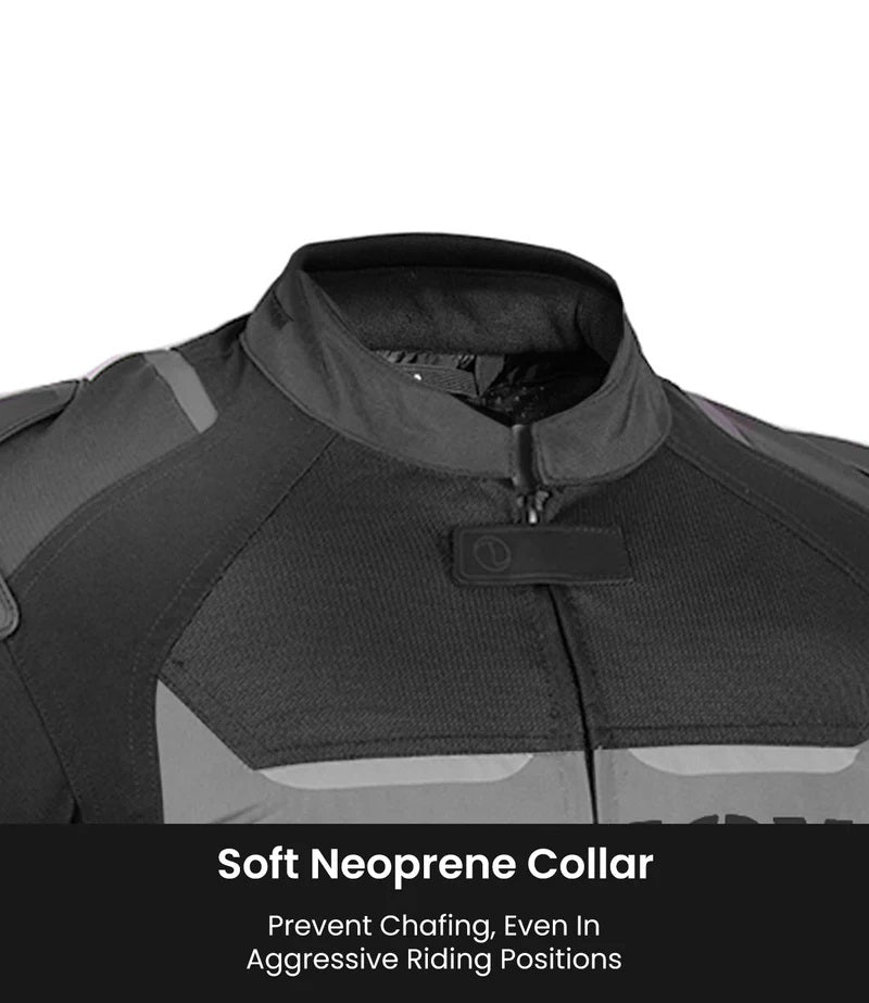 RYNOX APEX EVO CE CERTIFIED CLASS AA JACKET (BLACK-HI-VIZ)