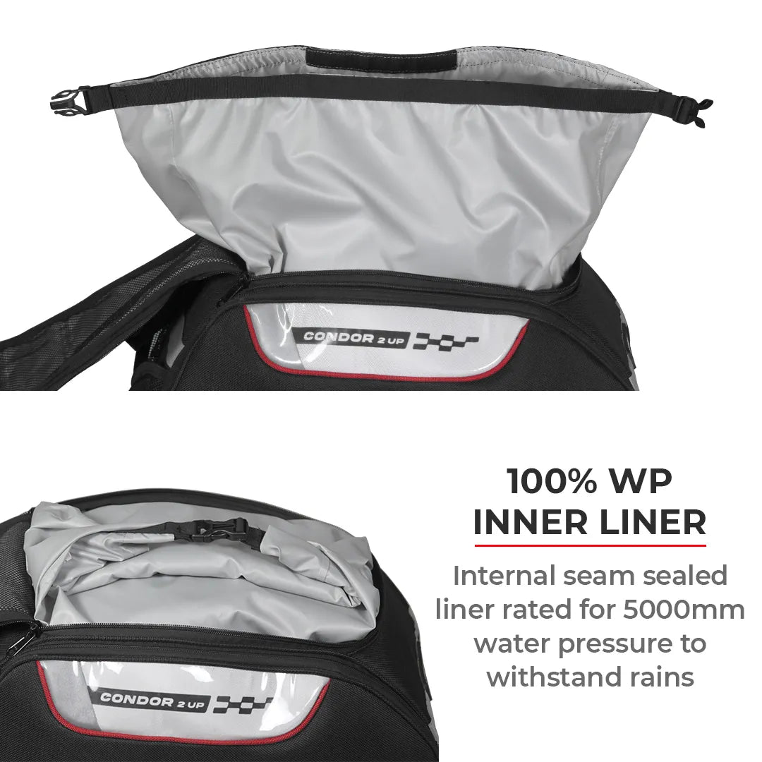 ViaTerra Condor 2up 100% Waterproof Saddlebag