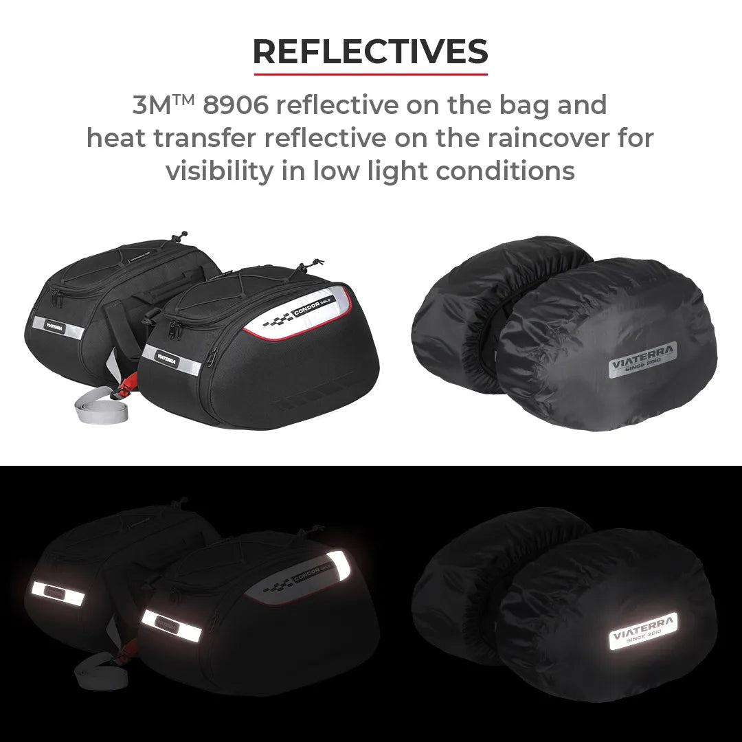 ViaTerra Condor Solo 100% Waterproof Saddlebags