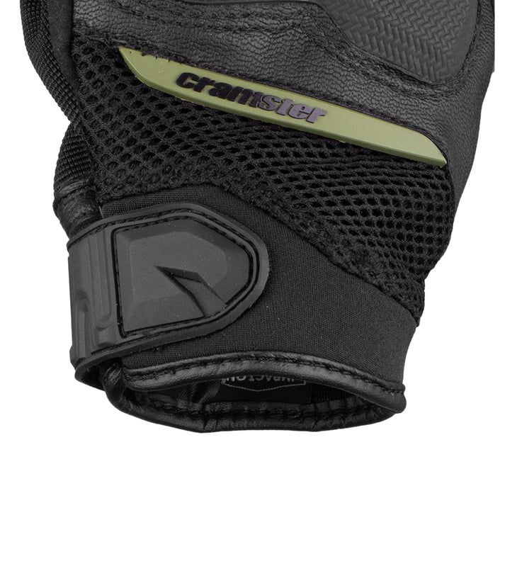 Cramster Breezer Motorsport Olive Green Gloves