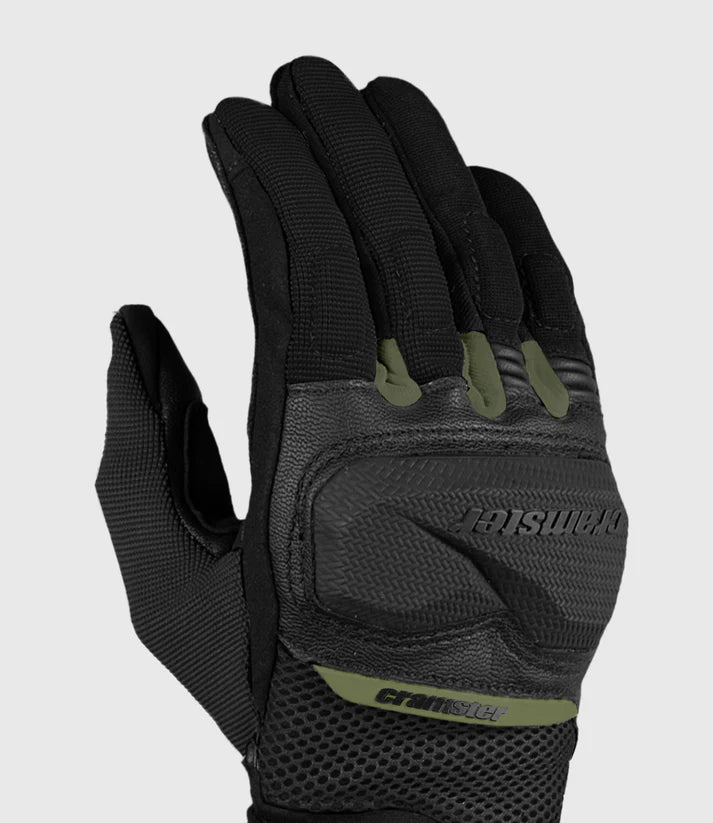 Cramster Breezer Motorsport Olive Green Gloves