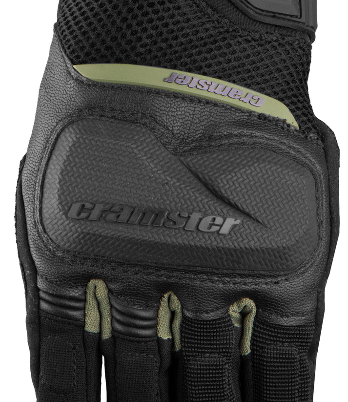 Cramster Breezer Motorsport Olive Green Gloves