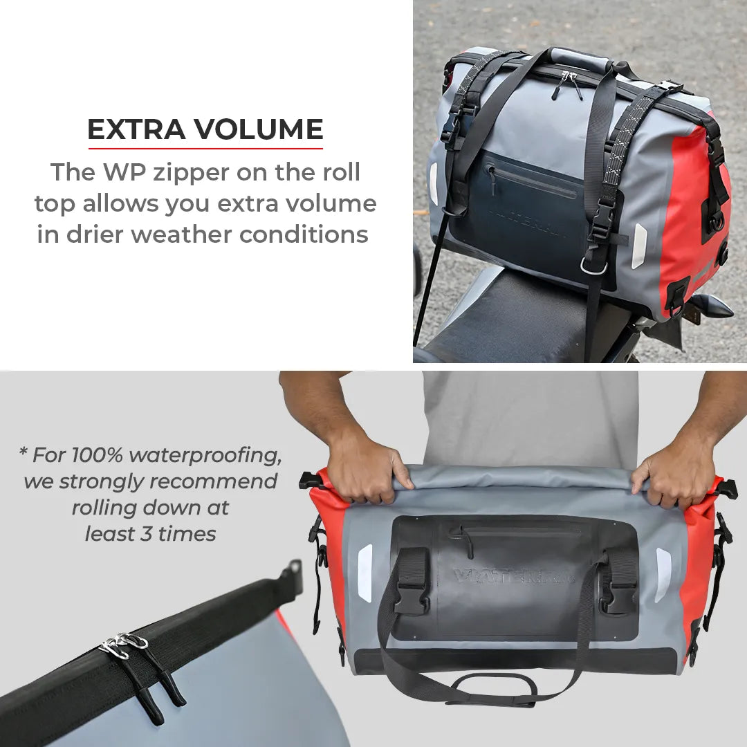 Viaterra Drybag -100% Waterproof Motorcycle Tailbag (Universal)