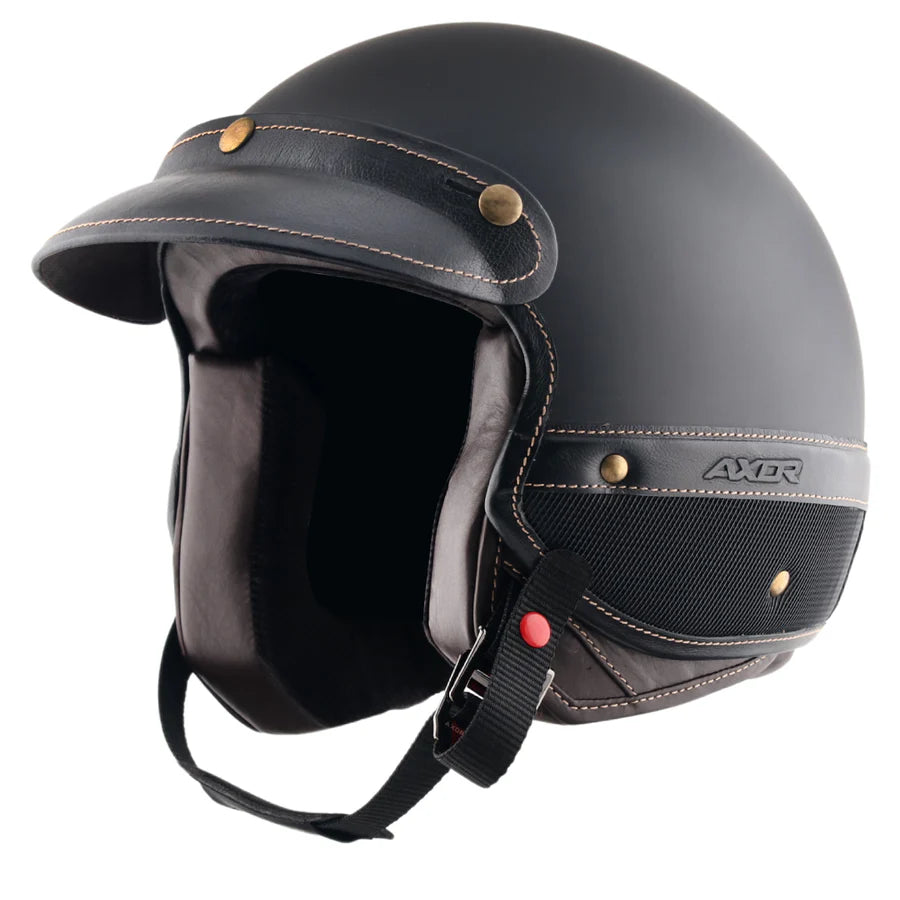 Axor Retro Jet Alpha Black Helmet
