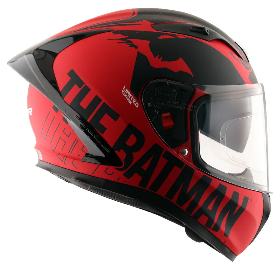 Axor Street DC Batman Dull Red Helmet