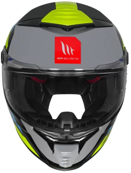 MT Thunder4 Ergo Gloss Florocent Yellow Helmet