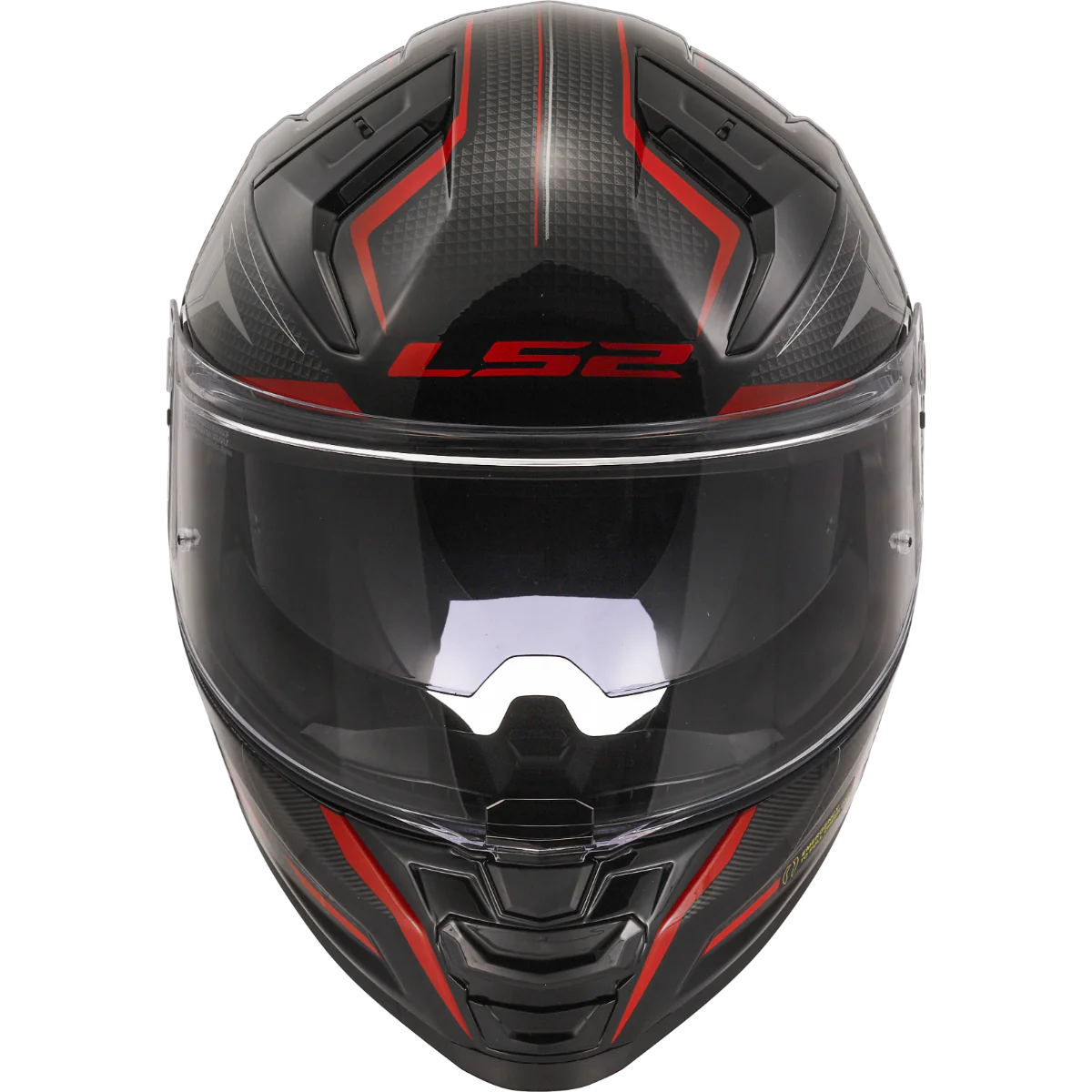 LS2 FF811 Vector II Alizer Gloss Black Red Helmet