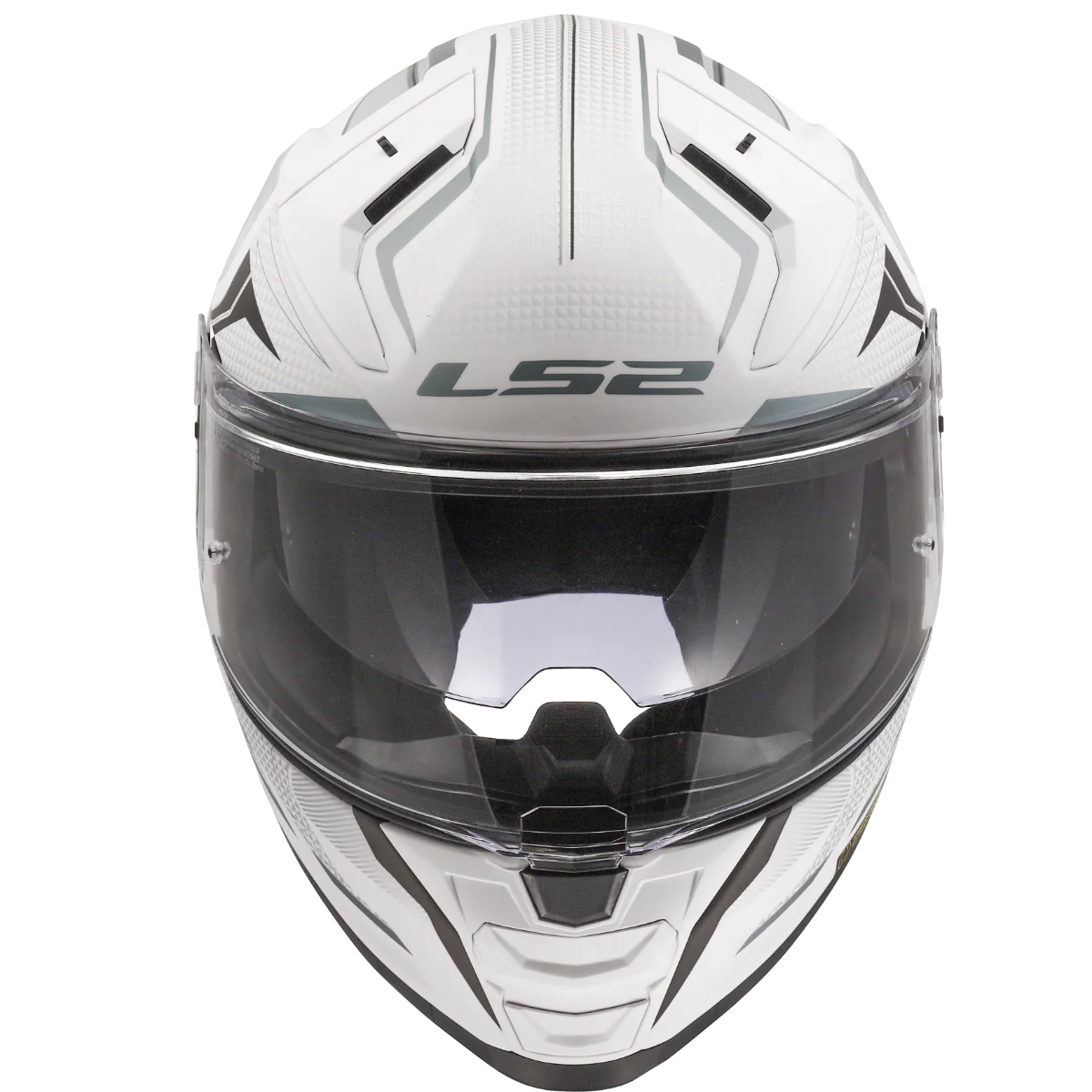 LS2 FF811 Vector II Alizer Gloss White Silver Helmet