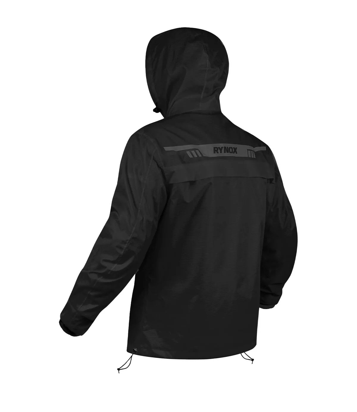Rynox H2Go Pro 3 Rain Jacket (Black)