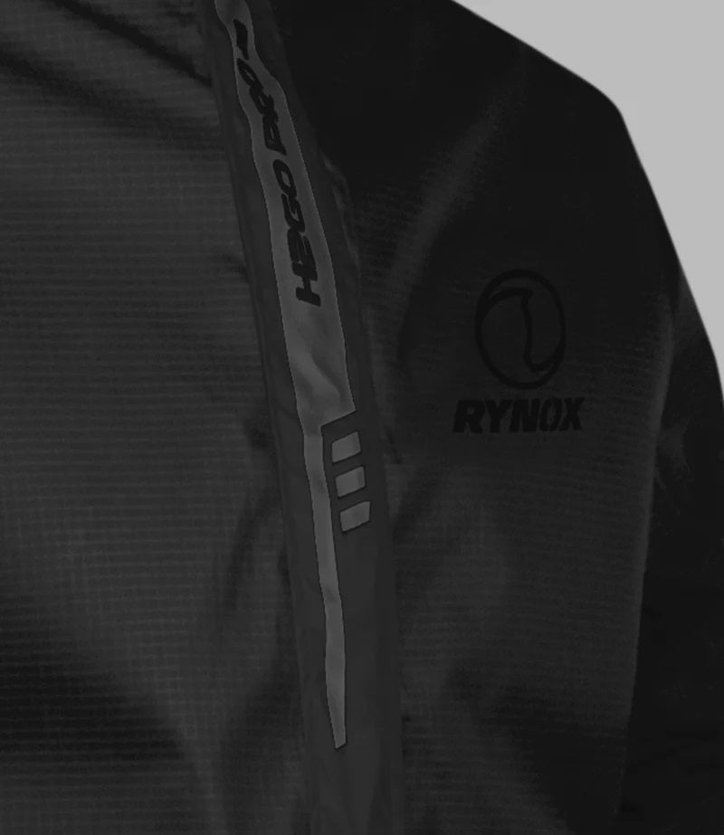 Rynox H2Go Pro 3 Rain Jacket (Black)