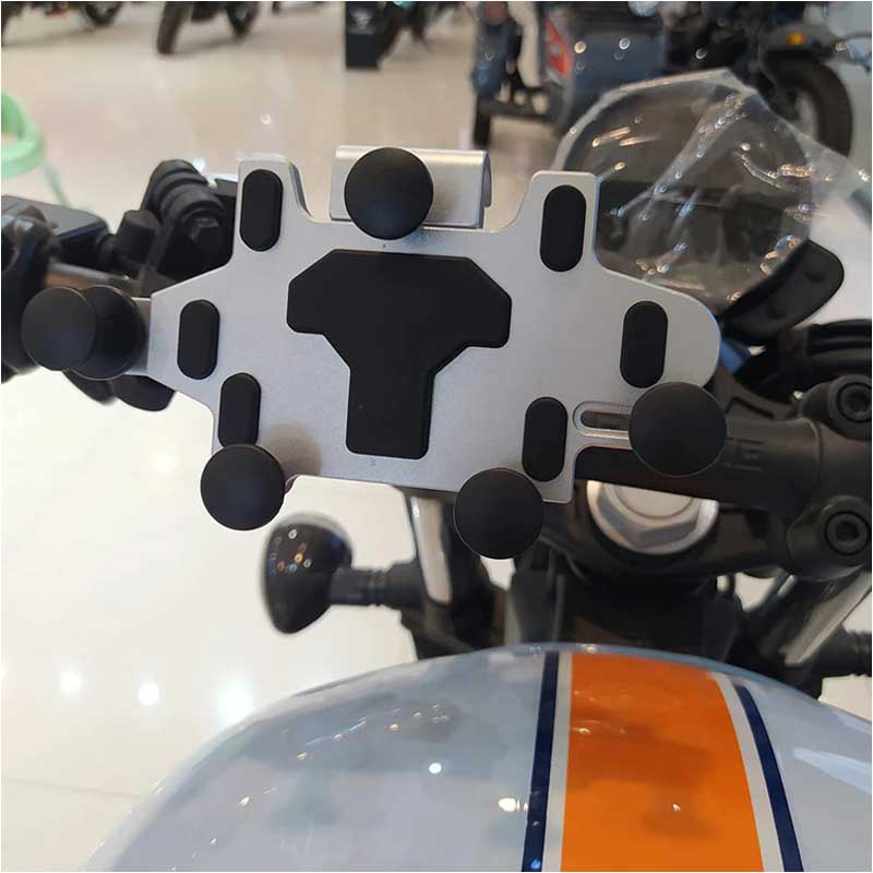 MH Moto Motorcycle 6 Phone Mount, Anti-Shake Aluminum H99