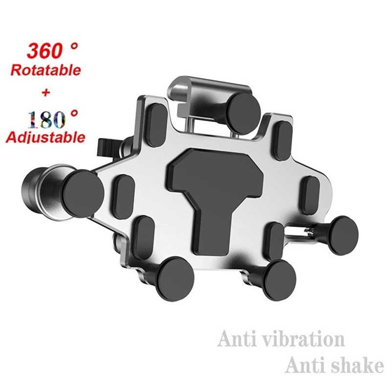 MH Moto Motorcycle 6 Phone Mount, Anti-Shake Aluminum H99