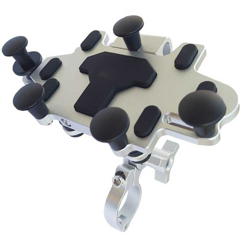 MH Moto Motorcycle 6 Phone Mount, Anti-Shake Aluminum H99