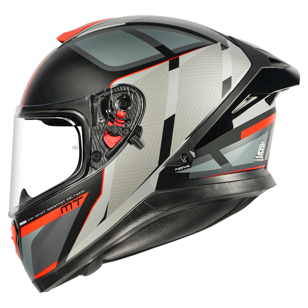 MT Thunder3 Pro Nova Matt Red Helmet