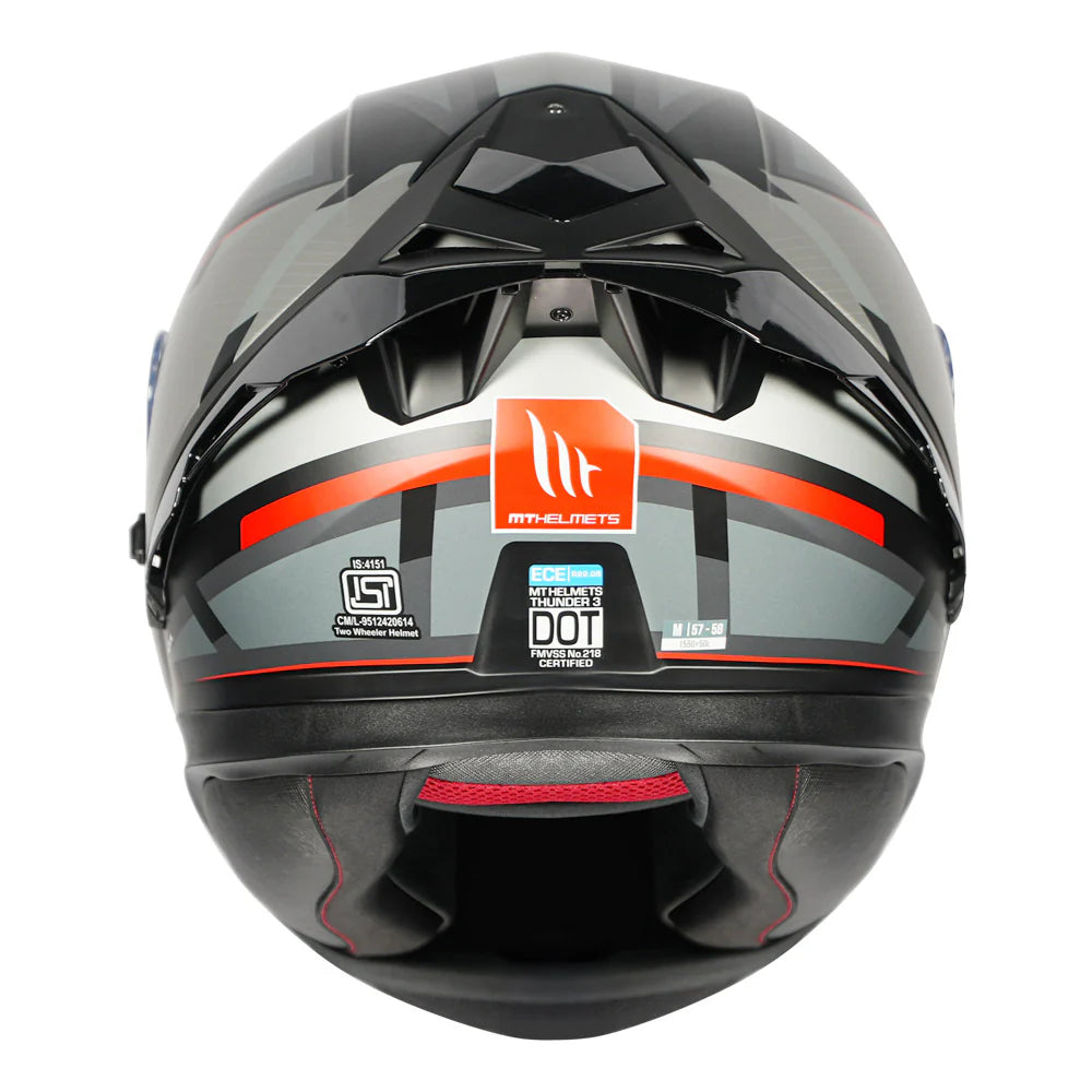 MT Thunder3 Pro Nova Matt Red Helmet