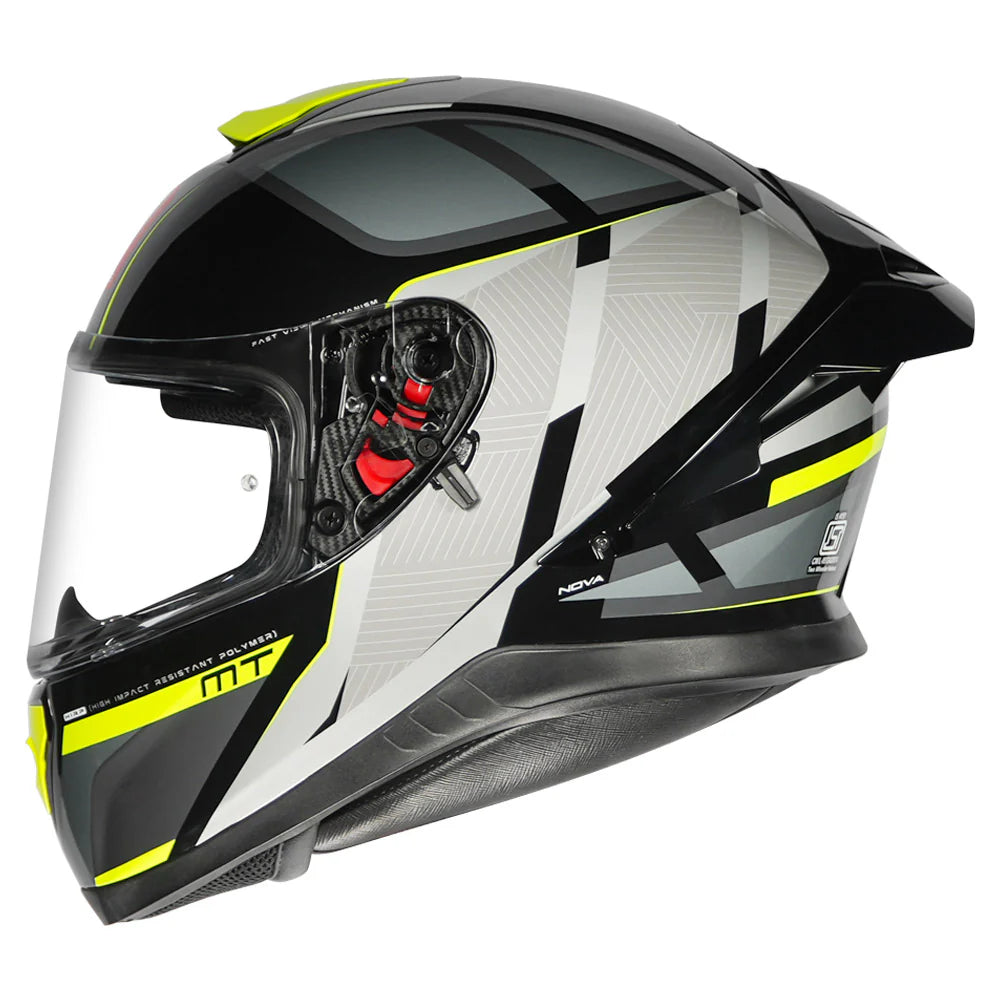 MT Thunder3 Pro Nova B62 Gloss Yellow Helmet