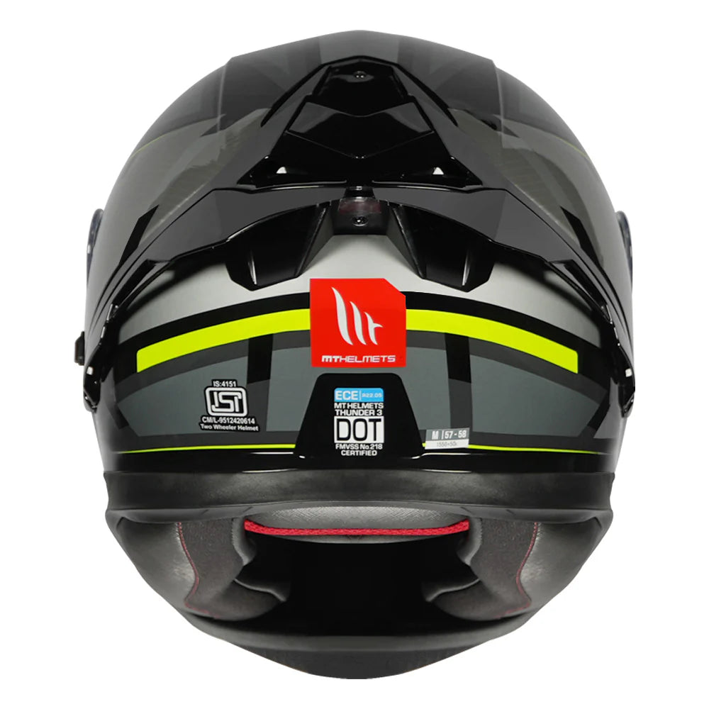 MT Thunder3 Pro Nova B62 Gloss Yellow Helmet