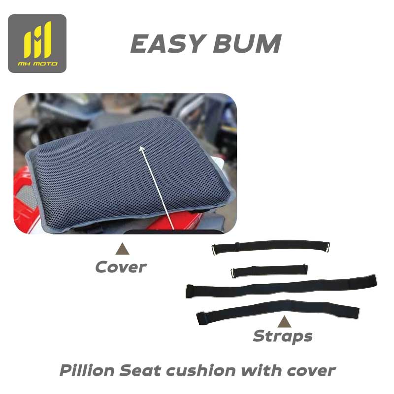MH Moto Easy Bum Pillion Motorcycle Seat Cushion