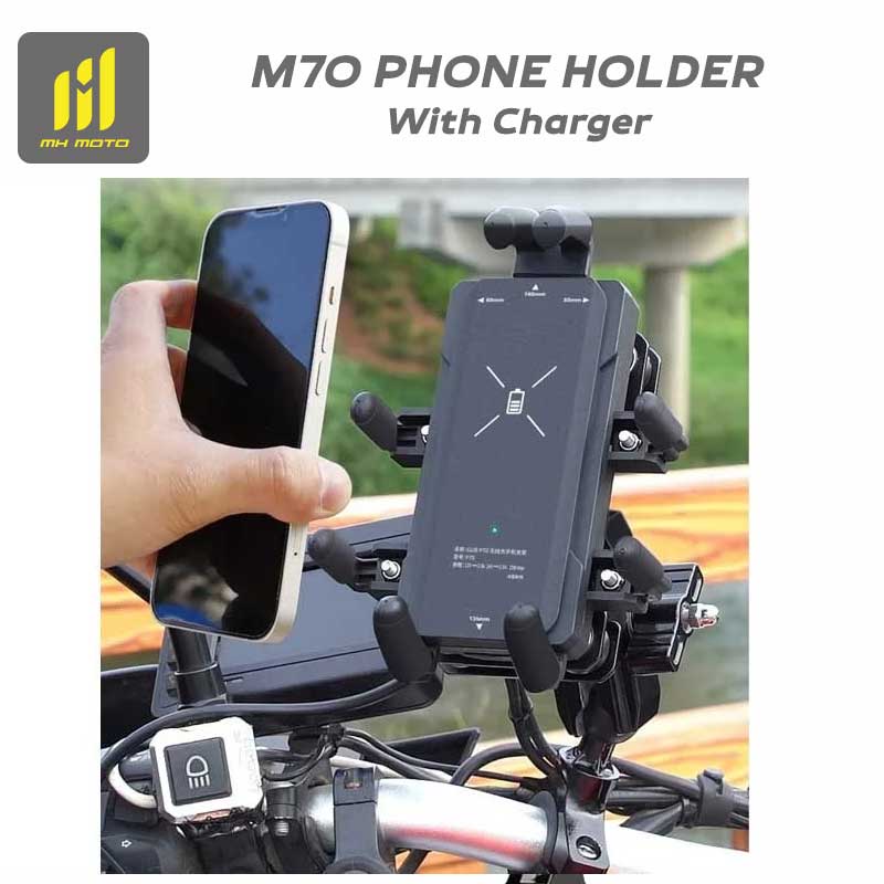 MH Moto M70 Phone Holder With Charger