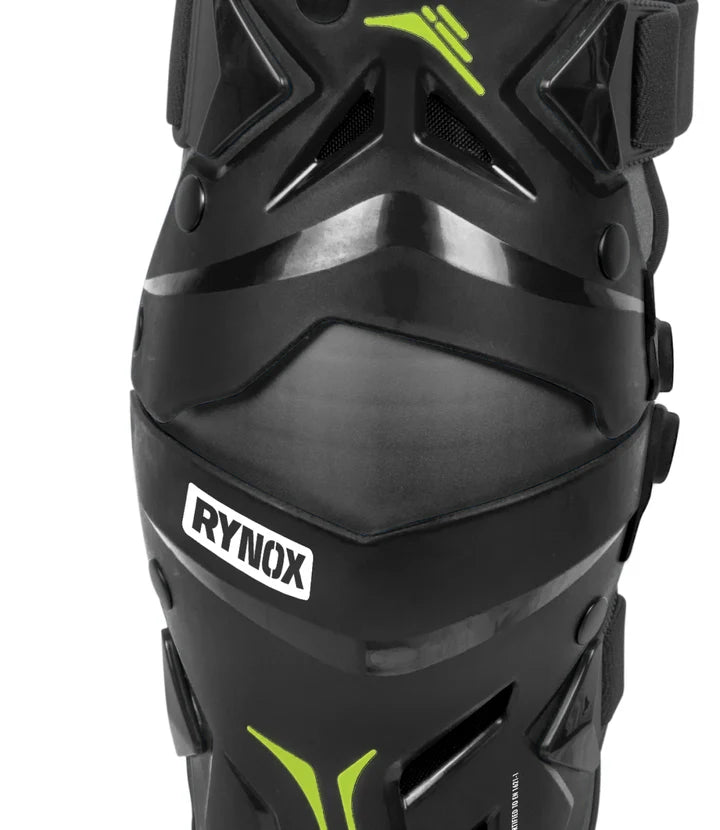Rynox Bastion Bionic Knee Guards (Hi-viz Green)