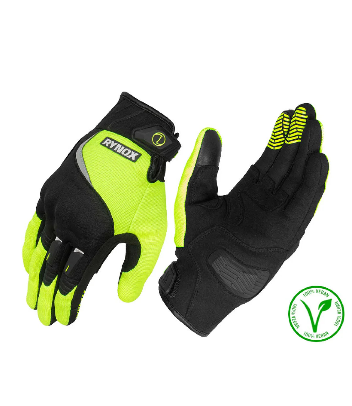Rynox Helium GT Black-Yellow Gloves