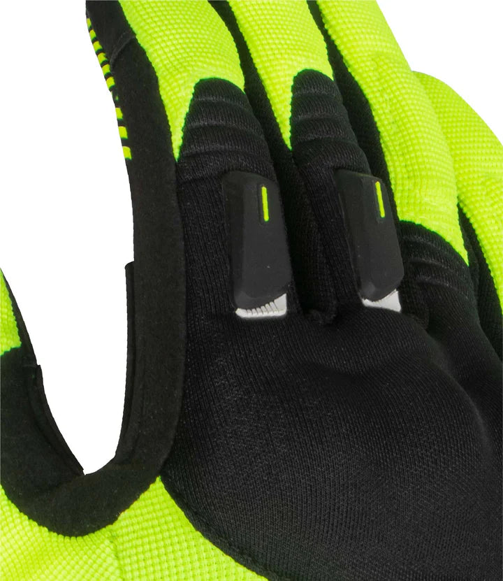 Rynox Helium GT Black-Yellow Gloves