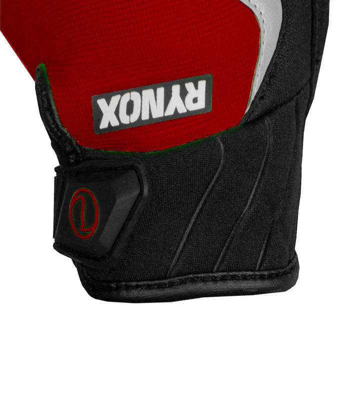 Rynox Helium GT Black-Red Gloves