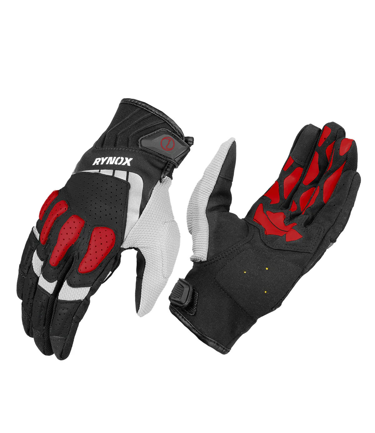 Rynox Ridge Pro Offroad Black Red Gloves