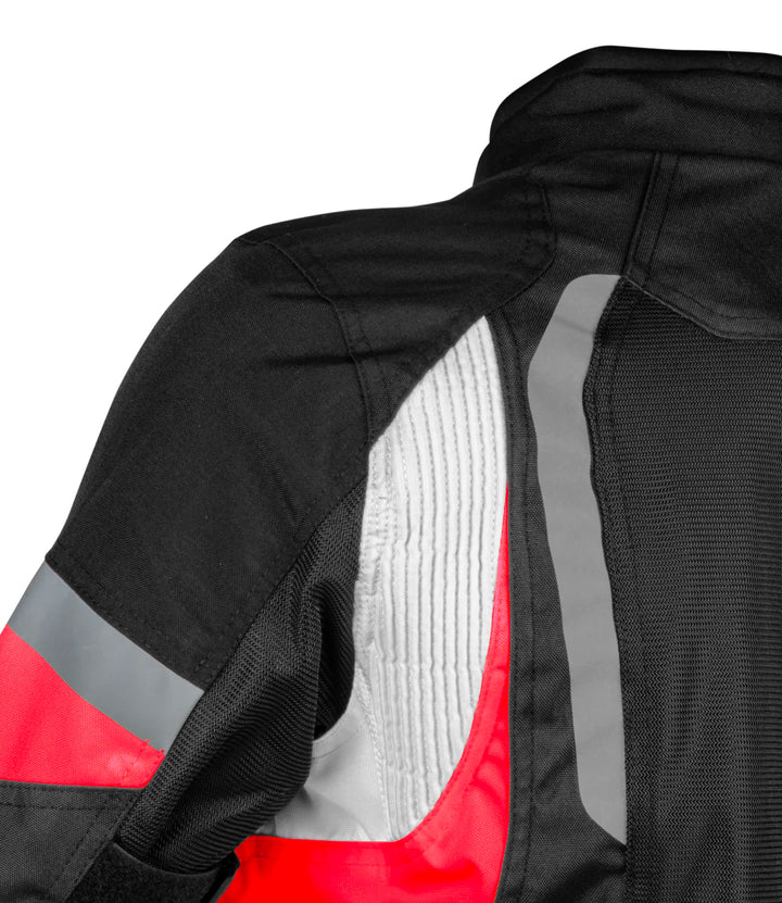 Rynox Tornado Pro 4 Jacket - Ce Certified Class A Red