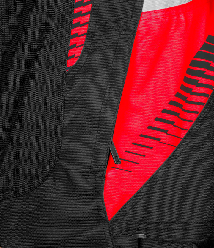 Rynox Tornado Pro 4 Jacket - Ce Certified Class A Red