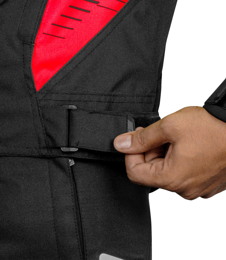 Rynox Tornado Pro 4 Jacket - Ce Certified Class A Red