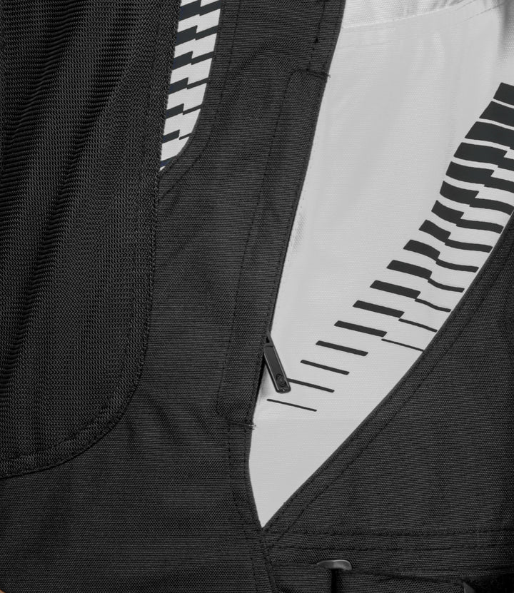 Rynox Tornado Pro 4 Jacket - Ce Certified Class A Black White
