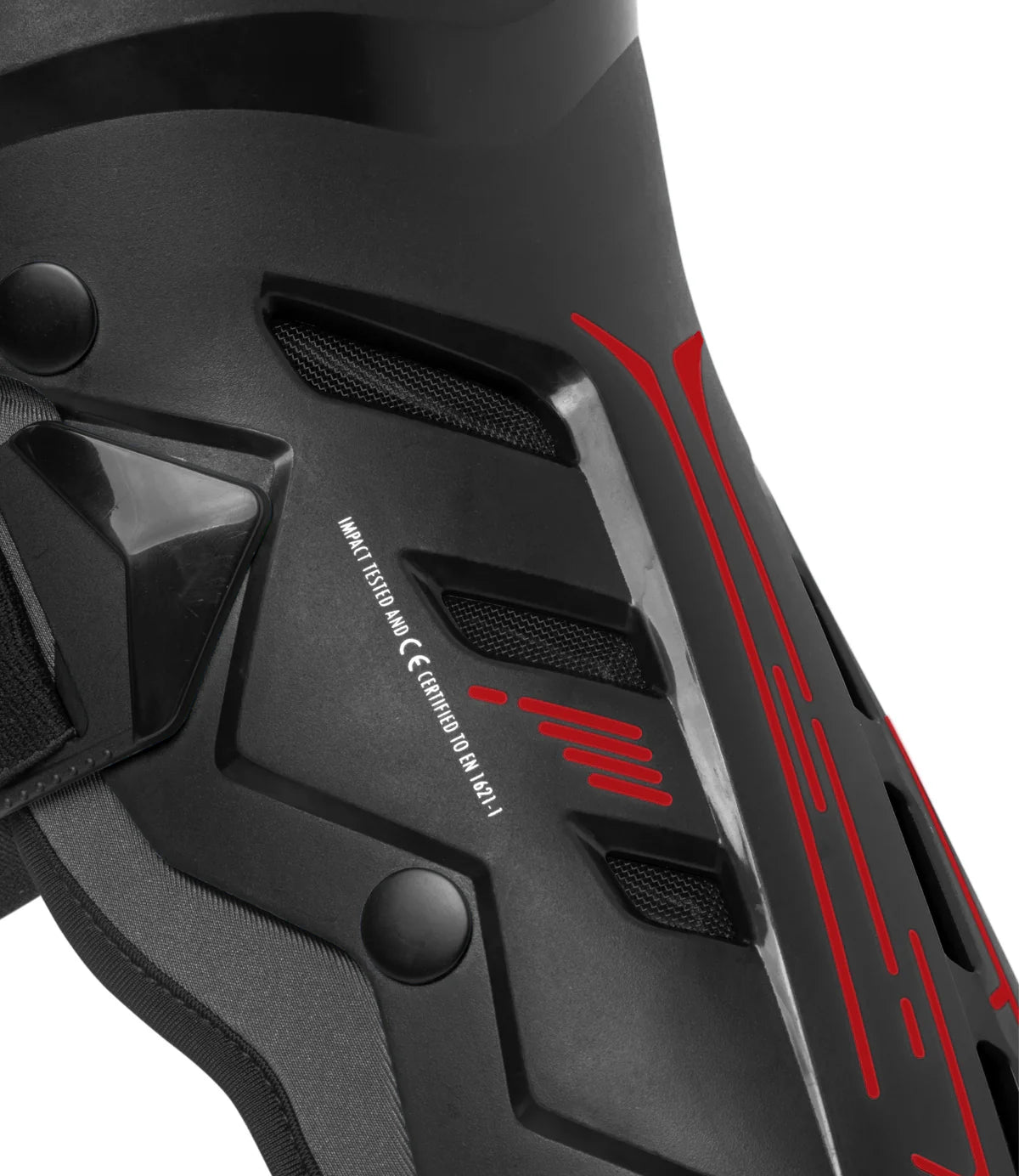 Rynox Bastion Bionic Knee Guards (Black Red)