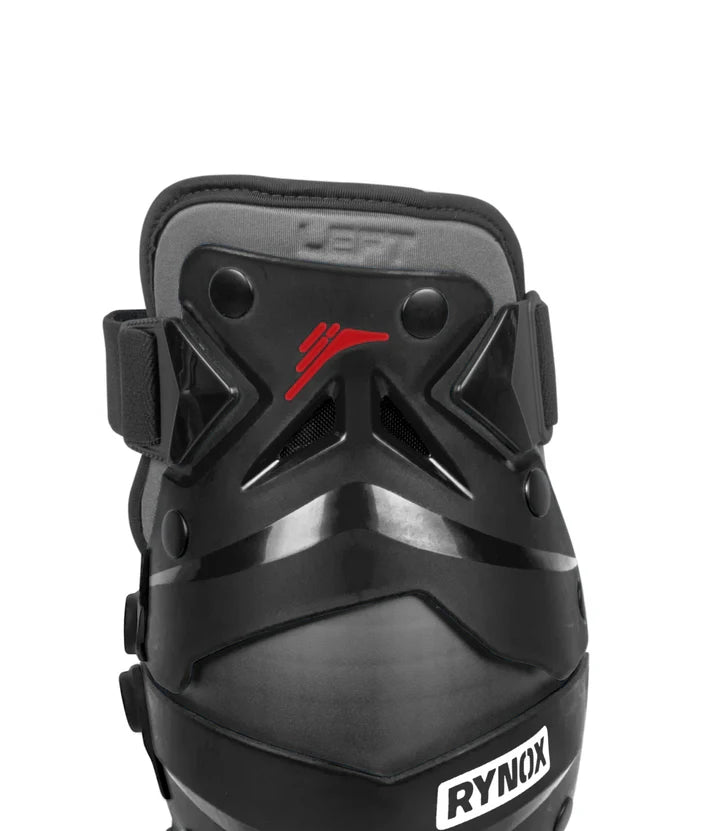 Rynox Bastion Bionic Knee Guards (Black Red)