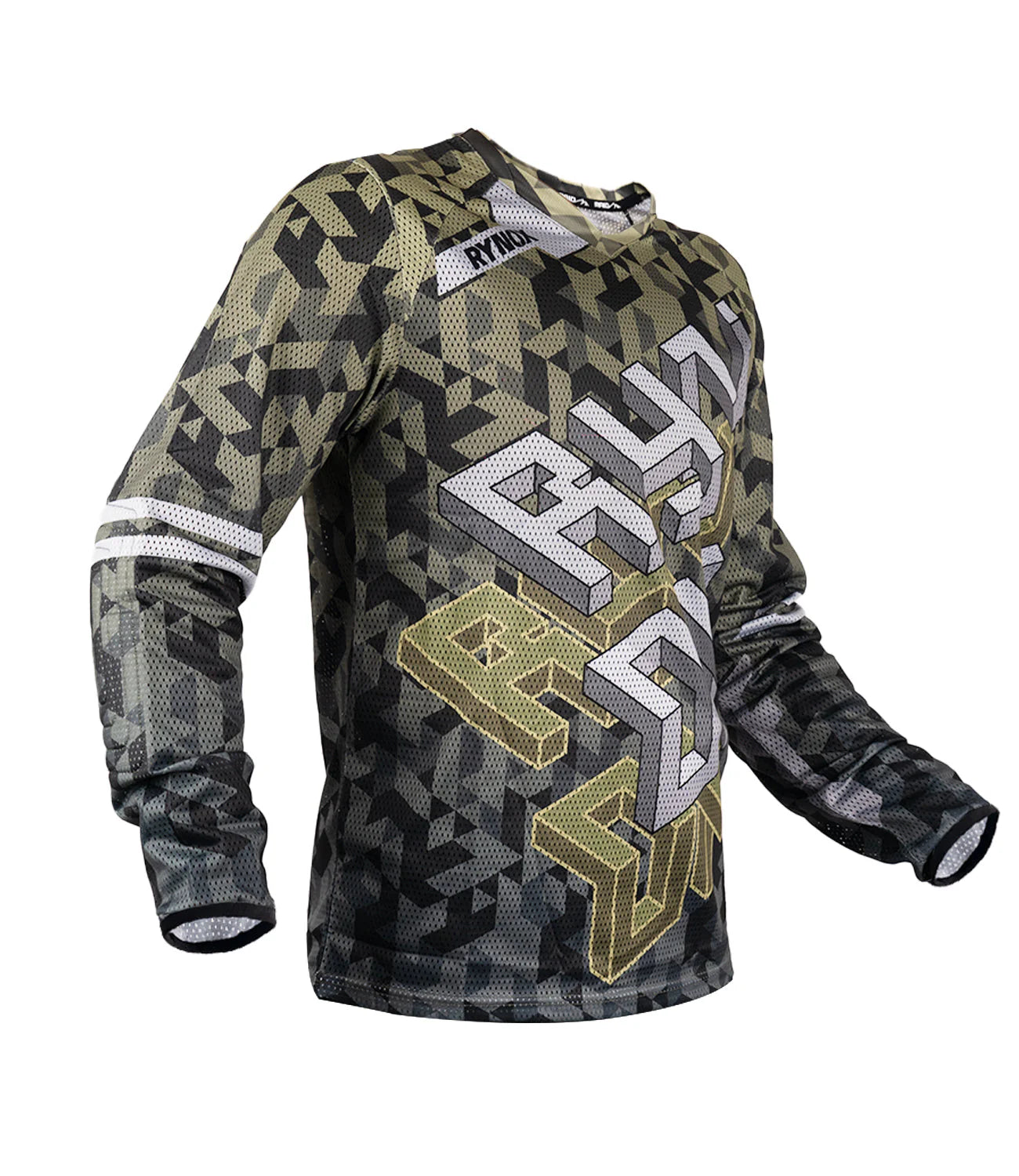 Rynox Fusion Neo Offroad Camo Green Jersey
