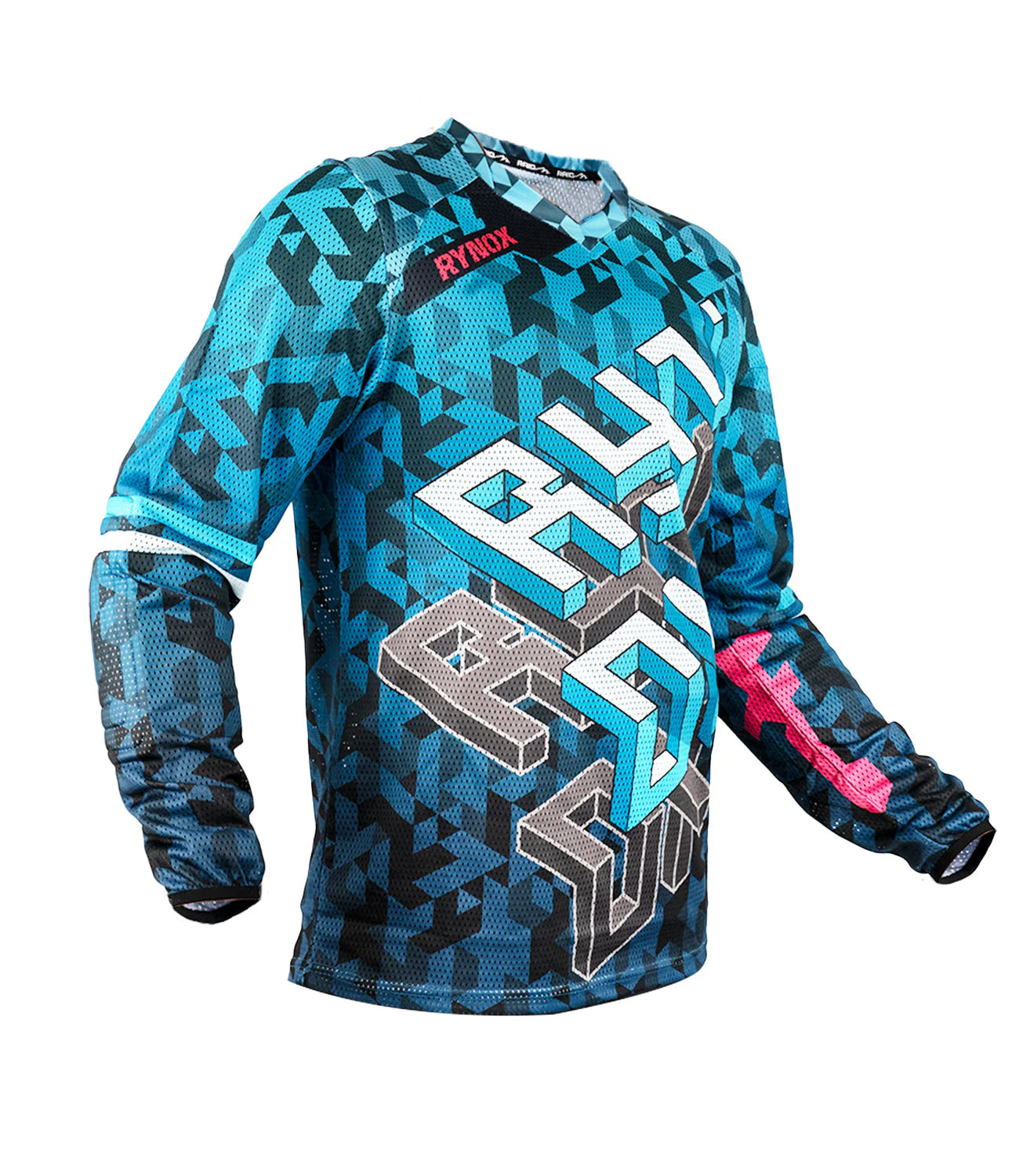 Rynox Fusion Neo Offroad Cyber Blue Jersey