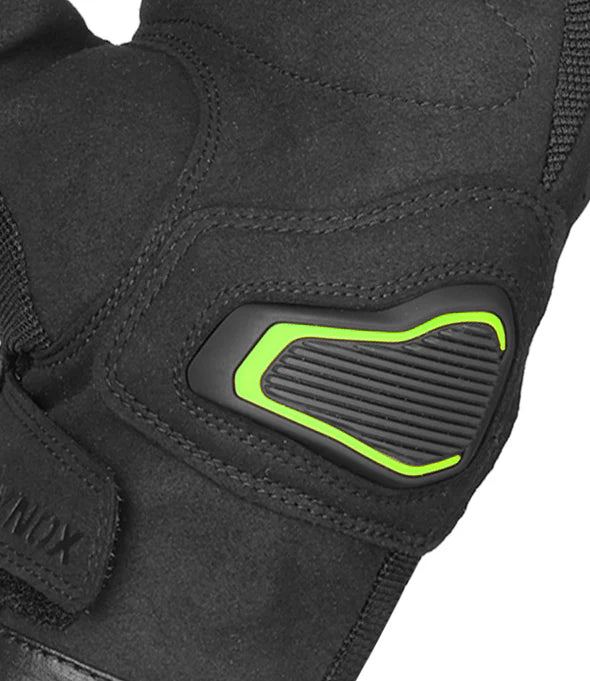 Rynox Helium GT 2 Black-Hi Viz Green Gloves